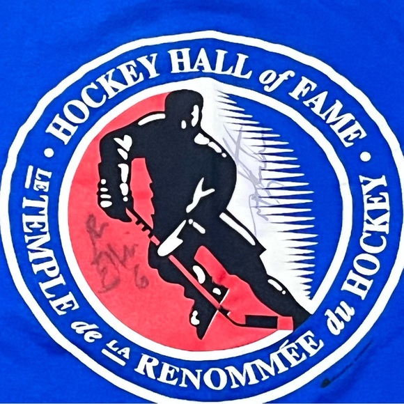 VTG Hockey Hall of Fame Bulletin Athletic Men’s Large Single Stitch T-Shirt - Picture 2 of 10